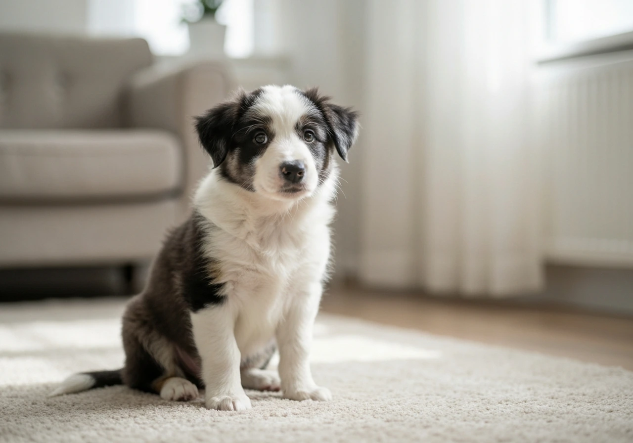 Young Border Collie puppy