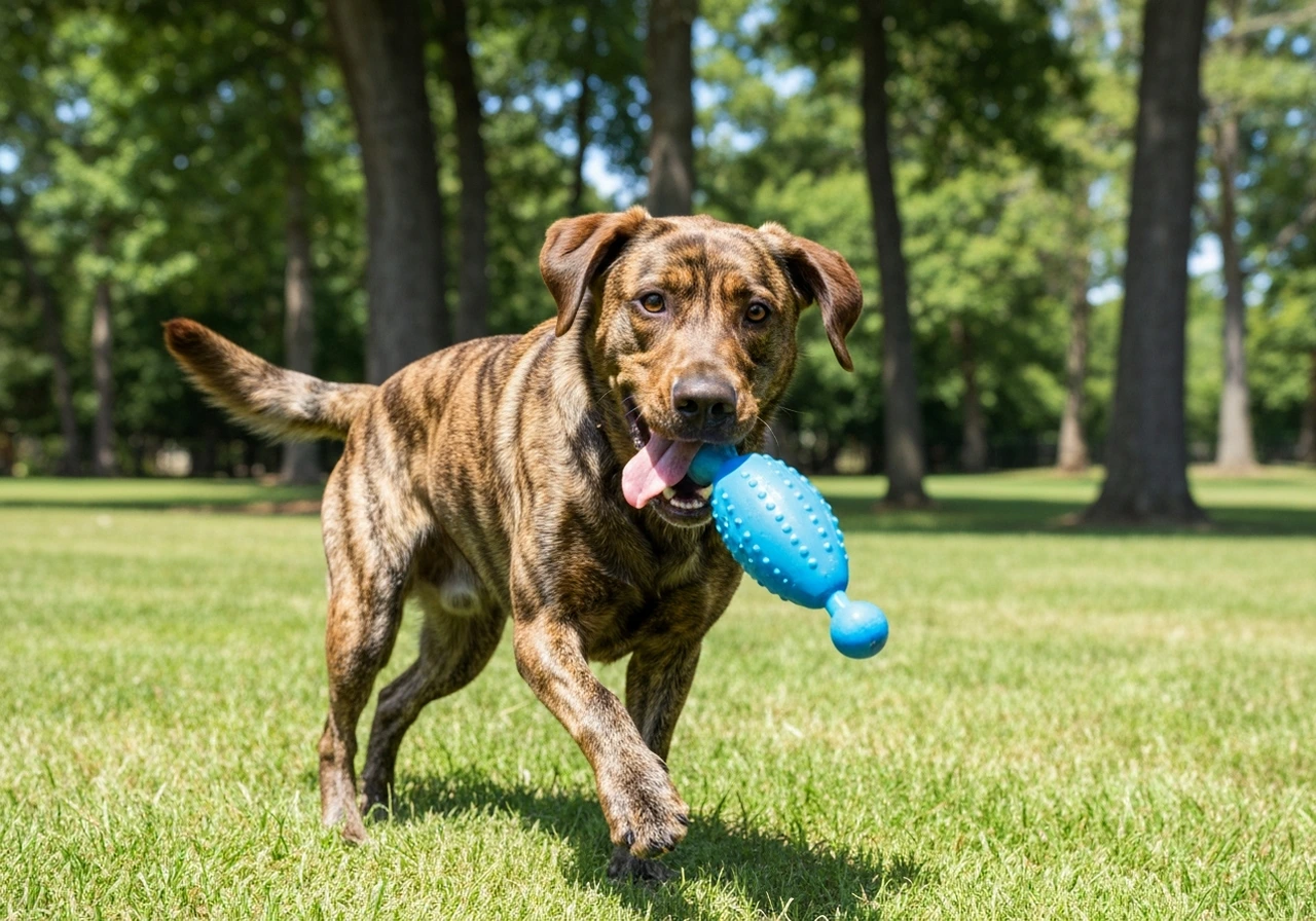 Labrador Retriever in a family setting
